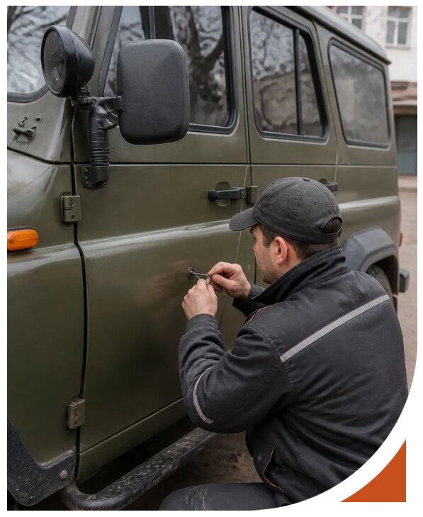Профессиональное вскрытие автомобиля УАЗ без повреждений в Алейске
